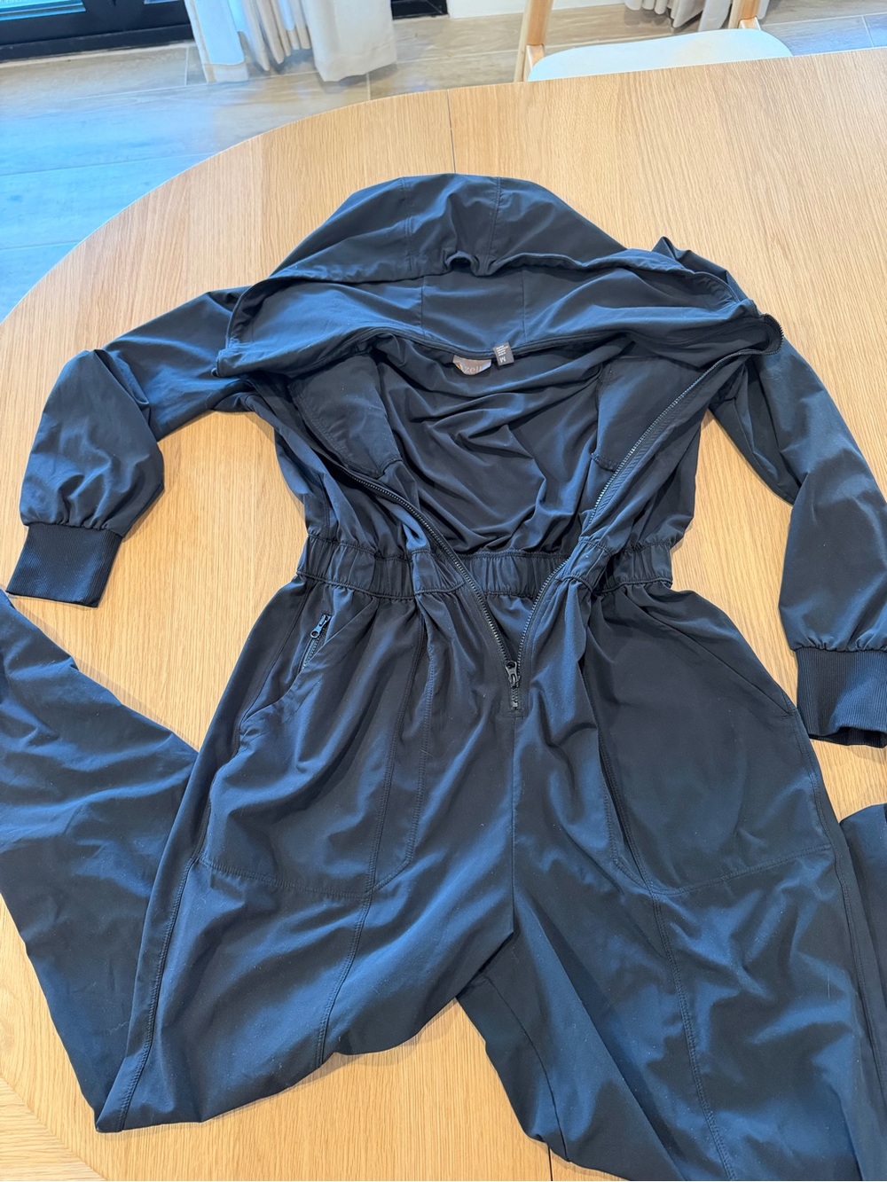 Zella Black Track Jumpsuit